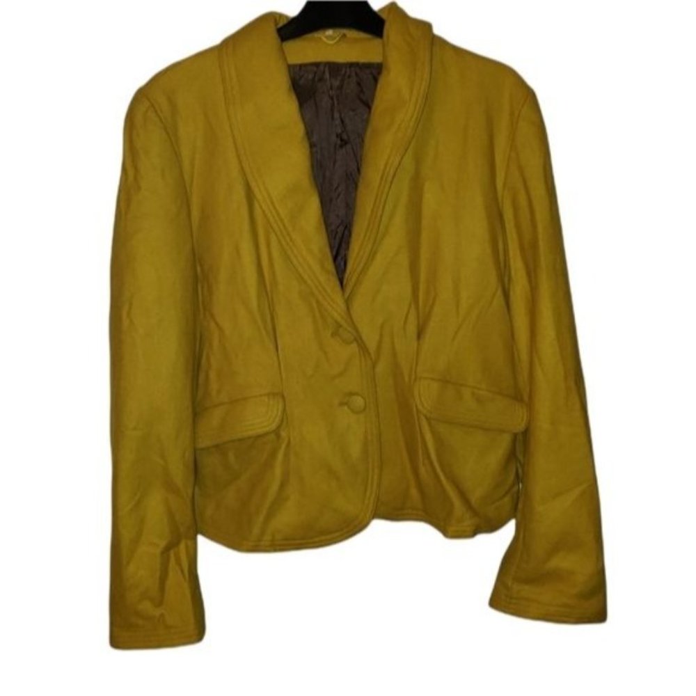 Wool And Cashmere Blazer Size Medium